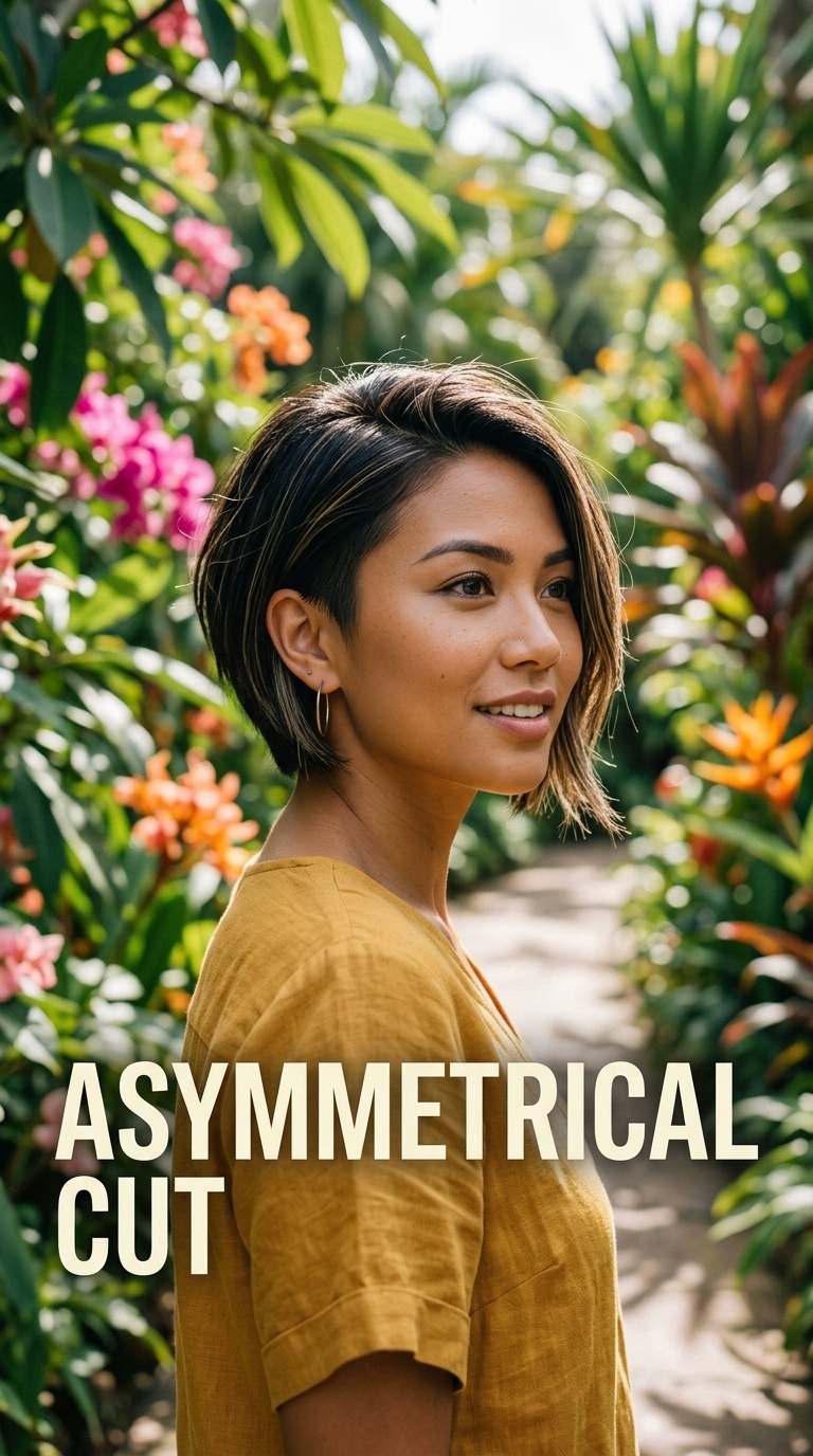 Asymmetrical Cut