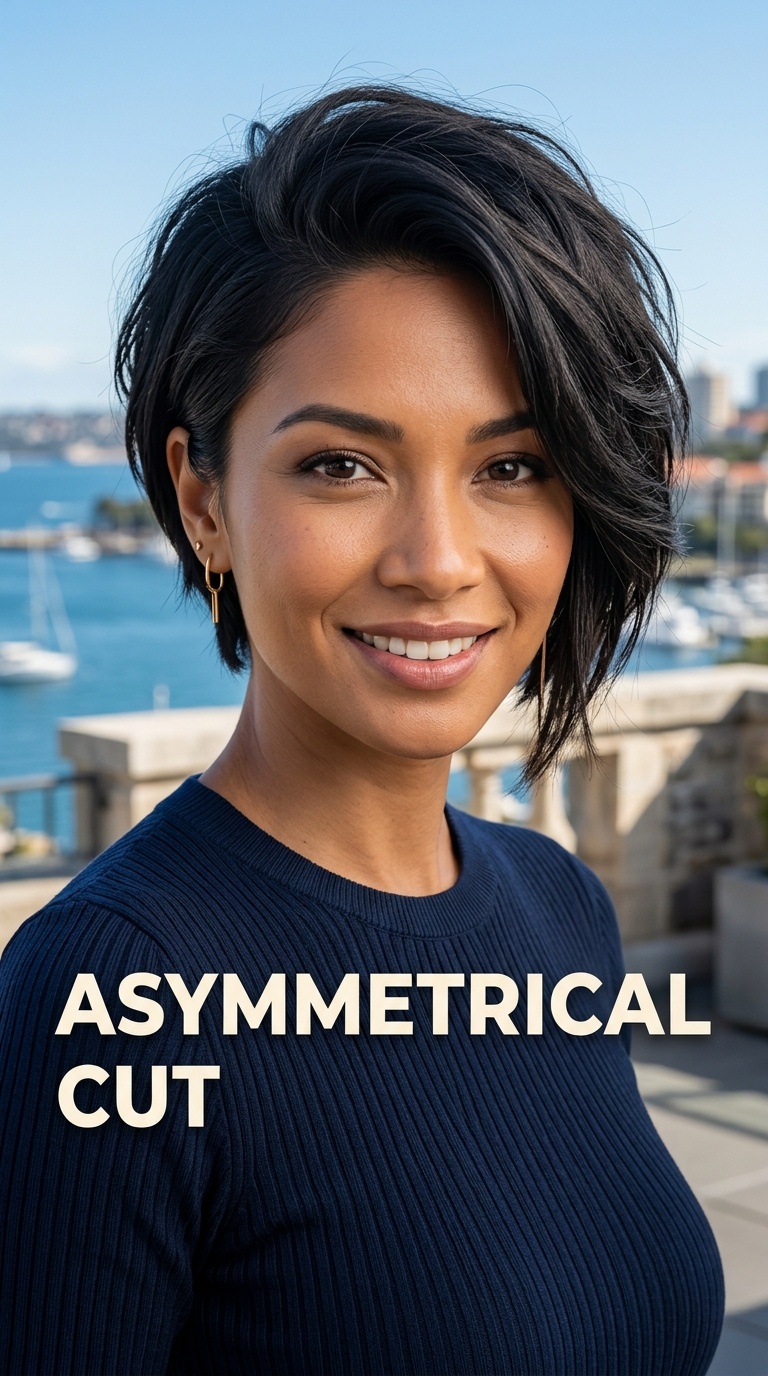 Asymmetrical Cut