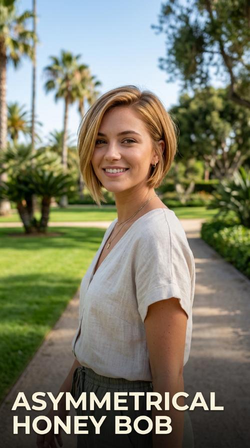 Asymmetrical Honey Bob