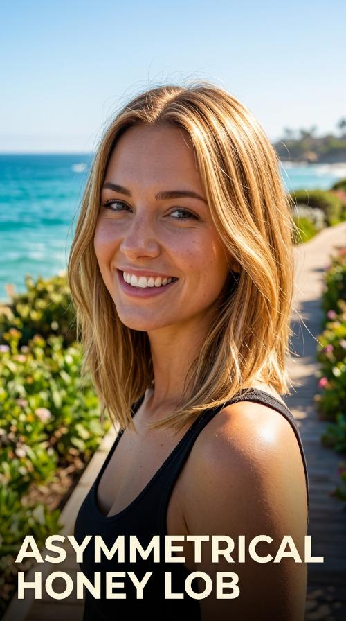 Asymmetrical Honey Lob