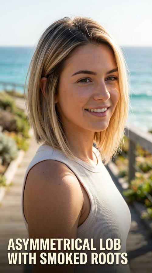 Asymmetrical Lob with Smoked Roots