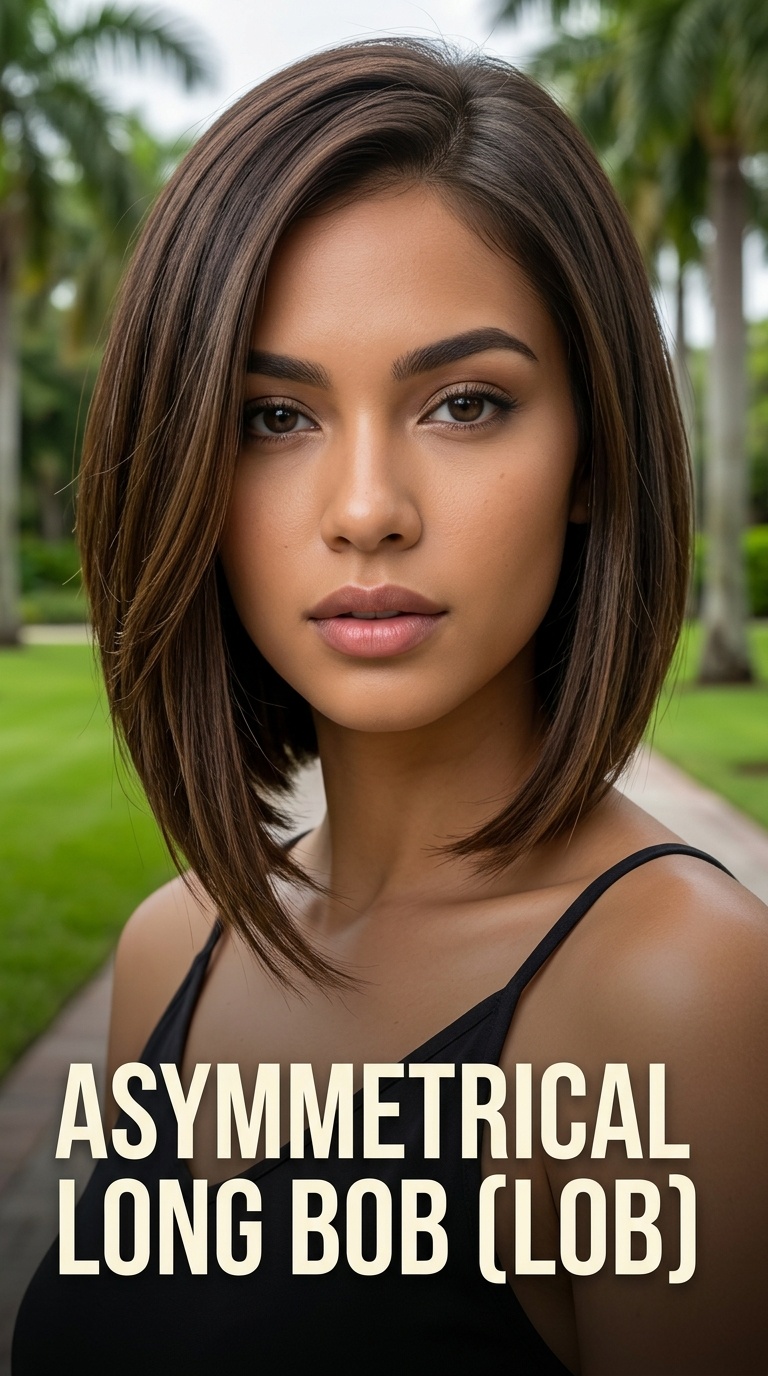 Asymmetrical Long Bob (Lob)