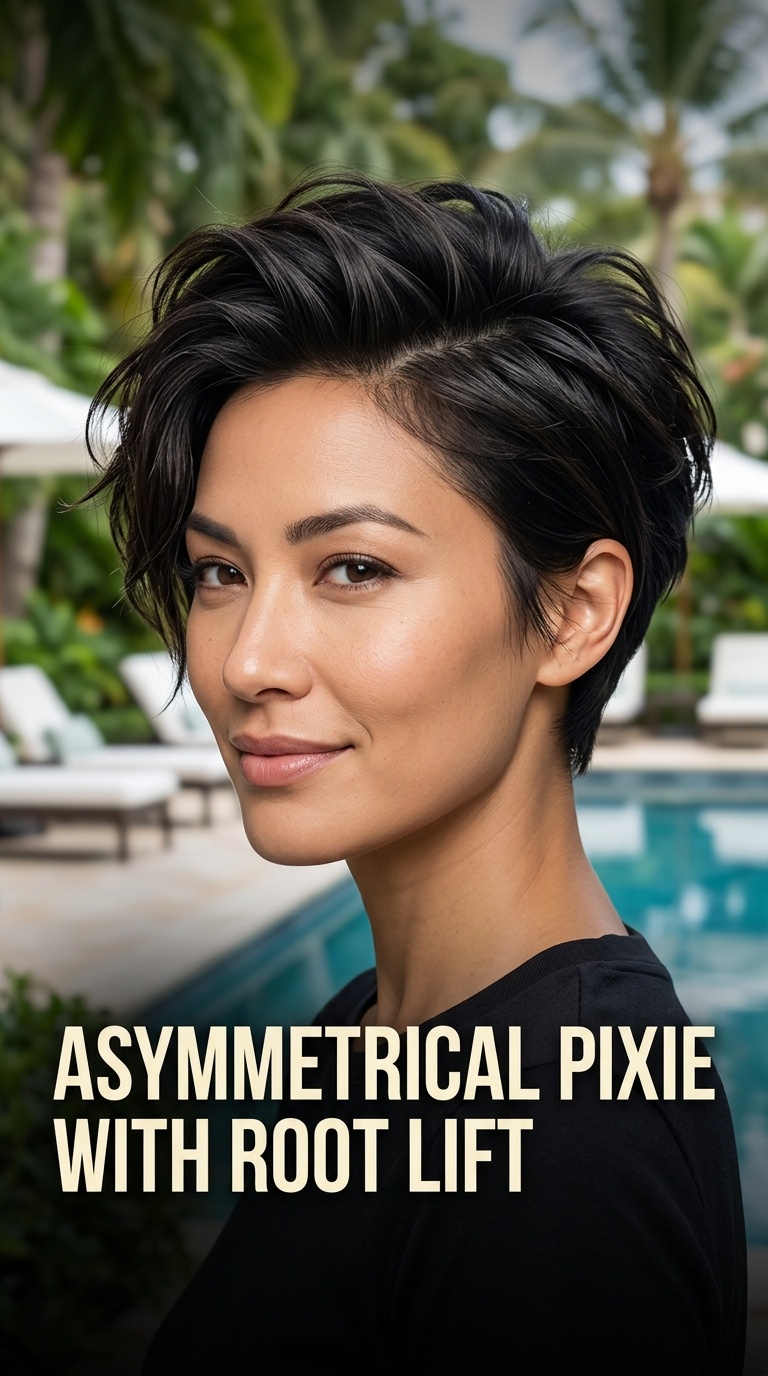 Asymmetrical Pixie with Root Lift