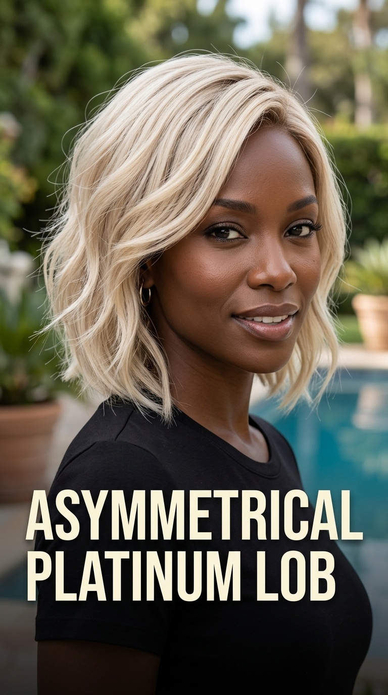 Asymmetrical Platinum Lob