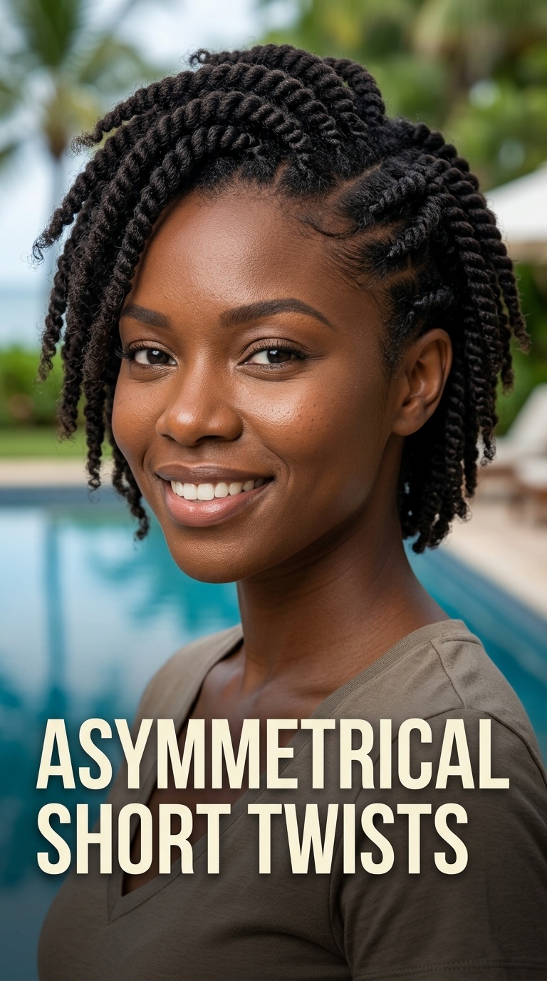 Asymmetrical Short Twists