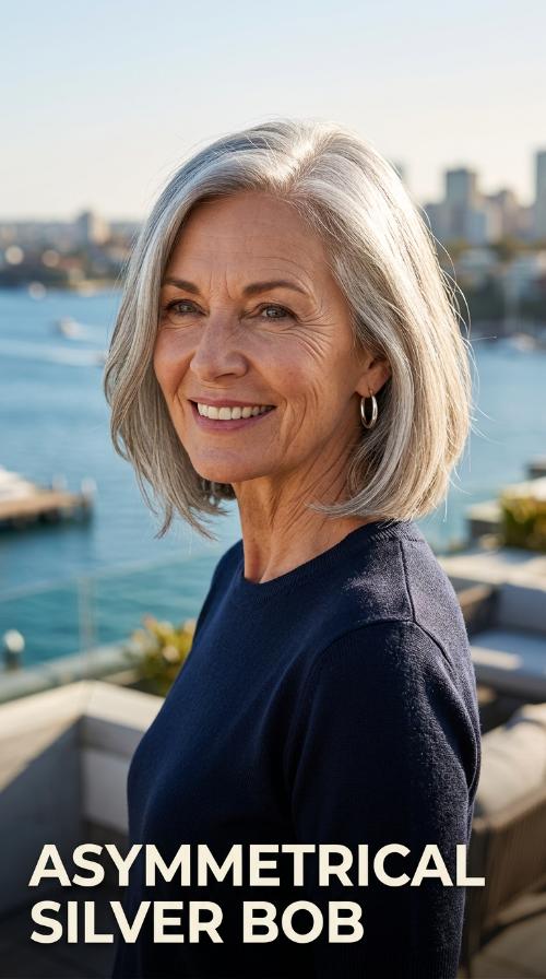 Asymmetrical Silver Bob