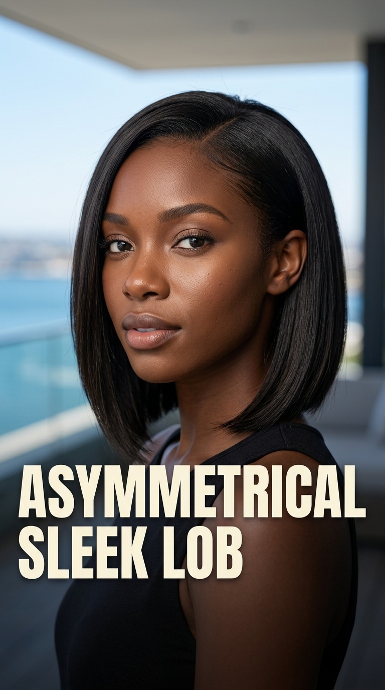 Asymmetrical Sleek Lob