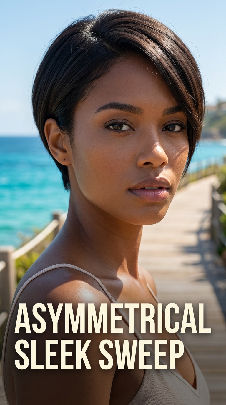 Asymmetrical Sleek Sweep