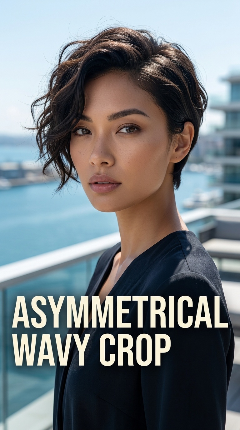 Asymmetrical Wavy Crop