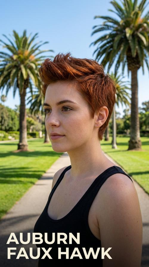 Auburn Faux Hawk