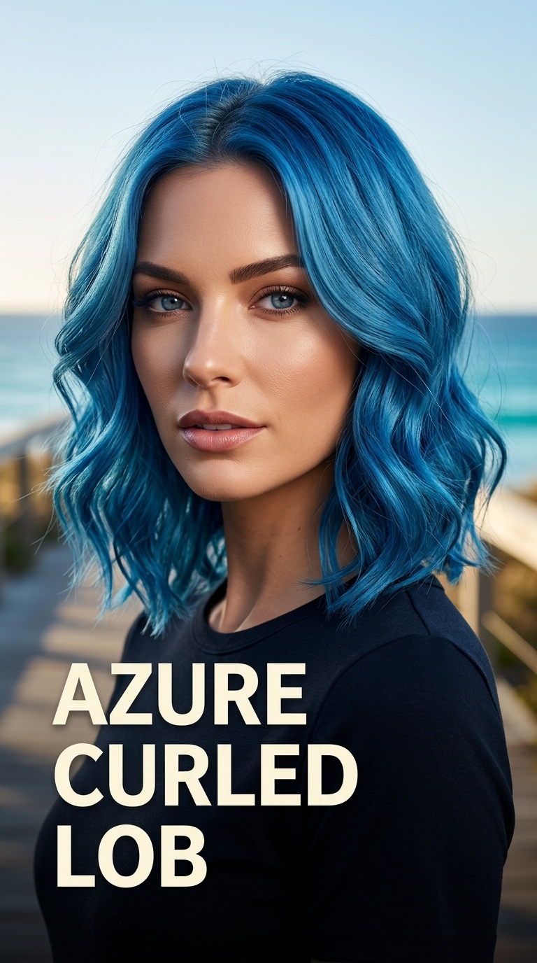 Azure Curled Lob