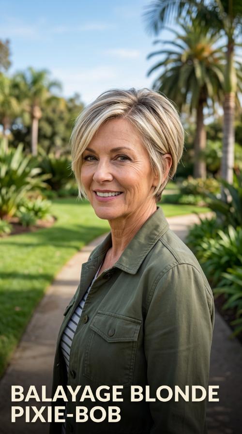Balayage Blonde Pixie-Bob