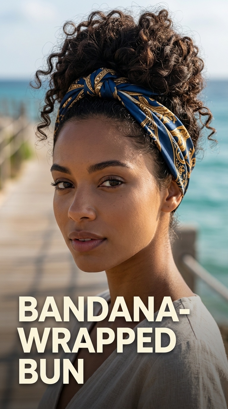 Bandana-Wrapped Bun