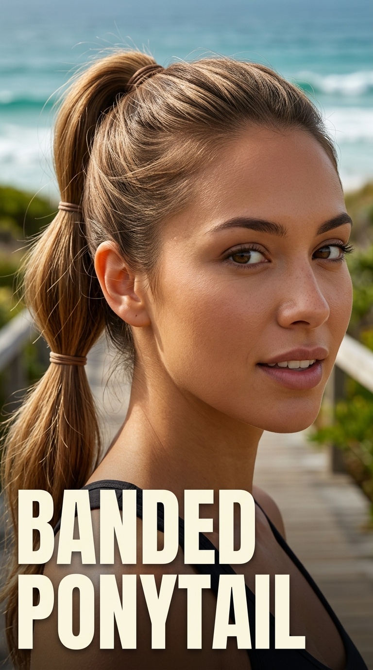 Banded Ponytail