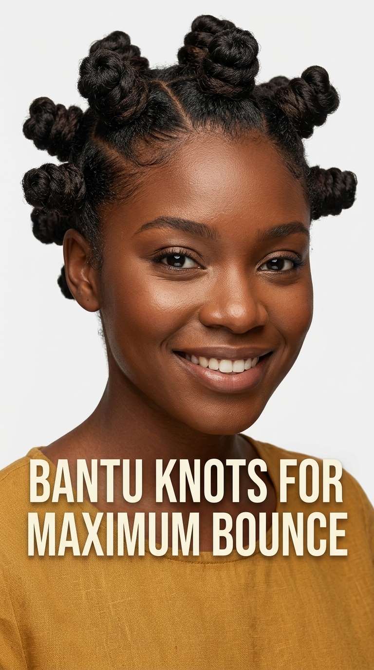 Bantu Knots for Maximum Bounce