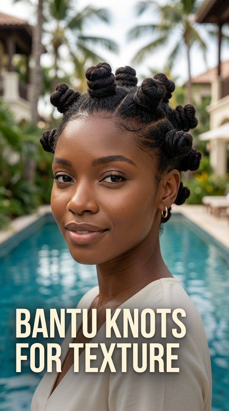 Bantu Knots for Texture
