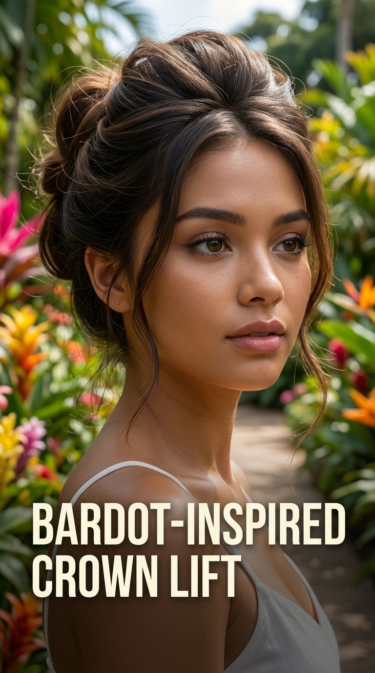Bardot-Inspired Crown Lift