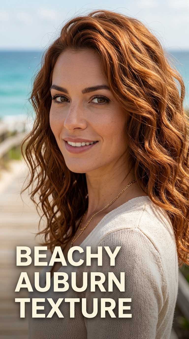 Beachy Auburn Texture