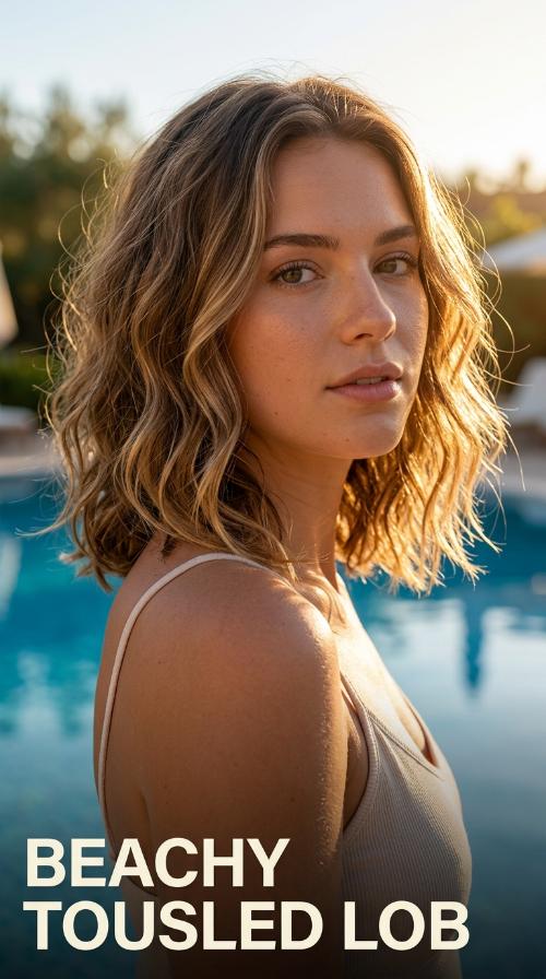 Beachy Tousled Lob