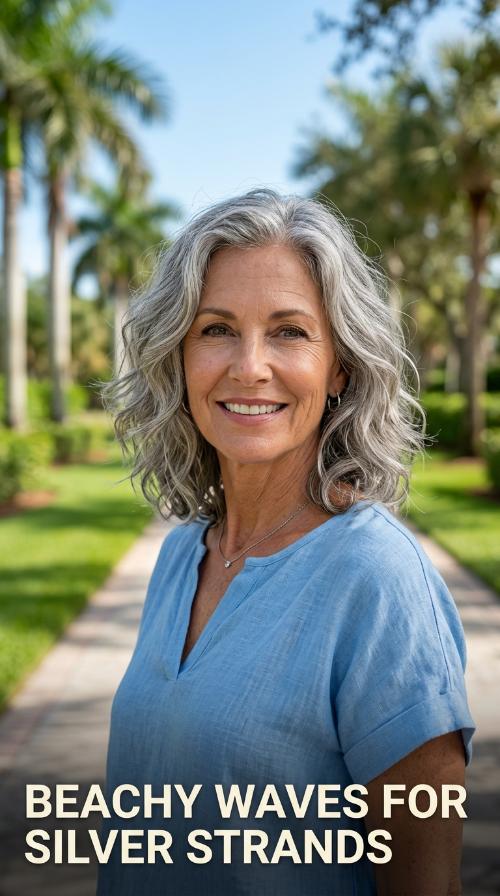 Beachy Waves for Silver Strands