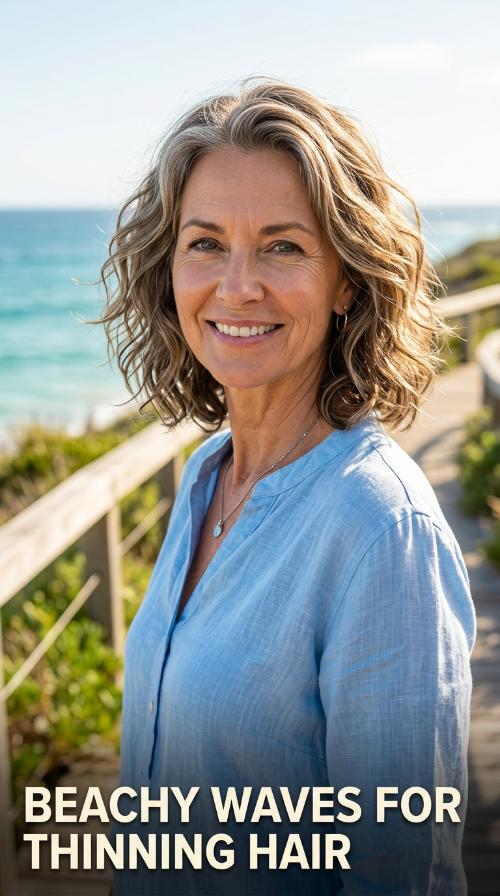 Beachy Waves for Thinning Hair