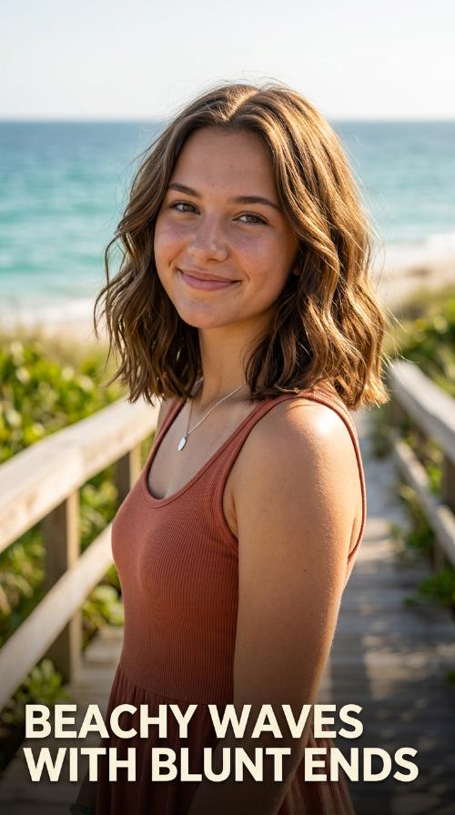 Beachy Waves with Blunt Ends