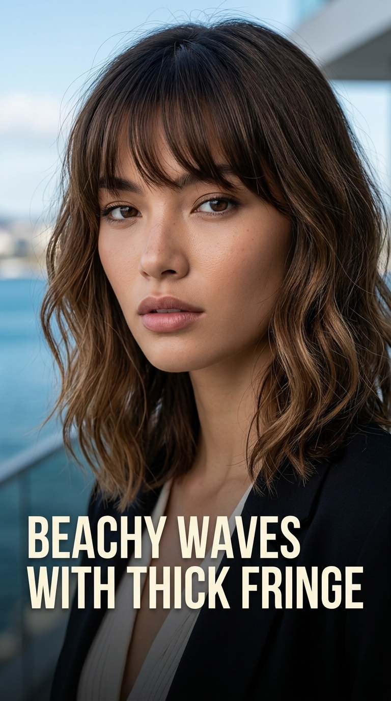 Beachy Waves with Thick Fringe