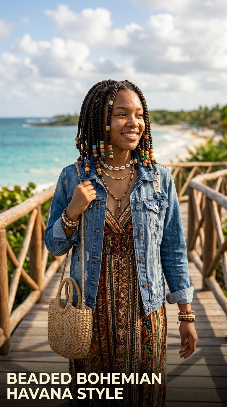 Beaded Bohemian Havana Style