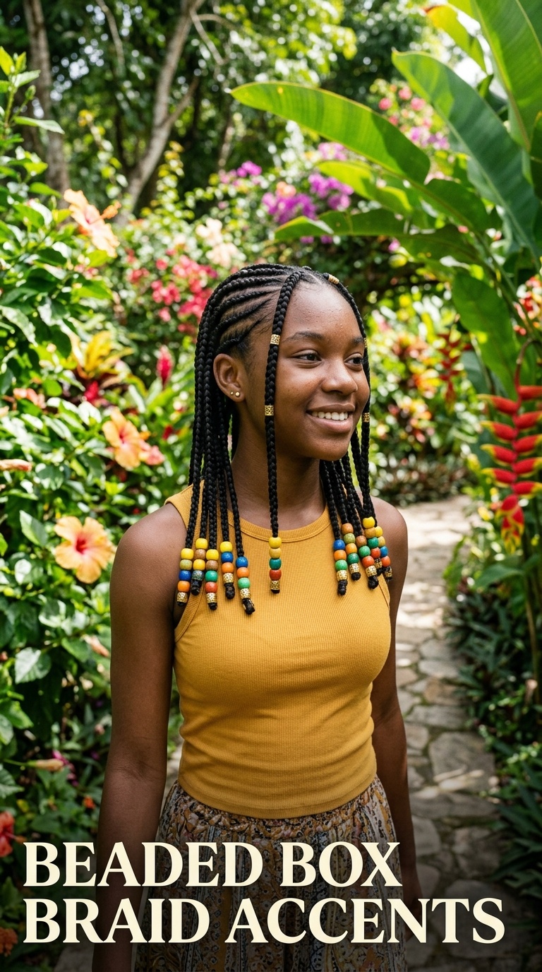 Beaded Box Braid Accents