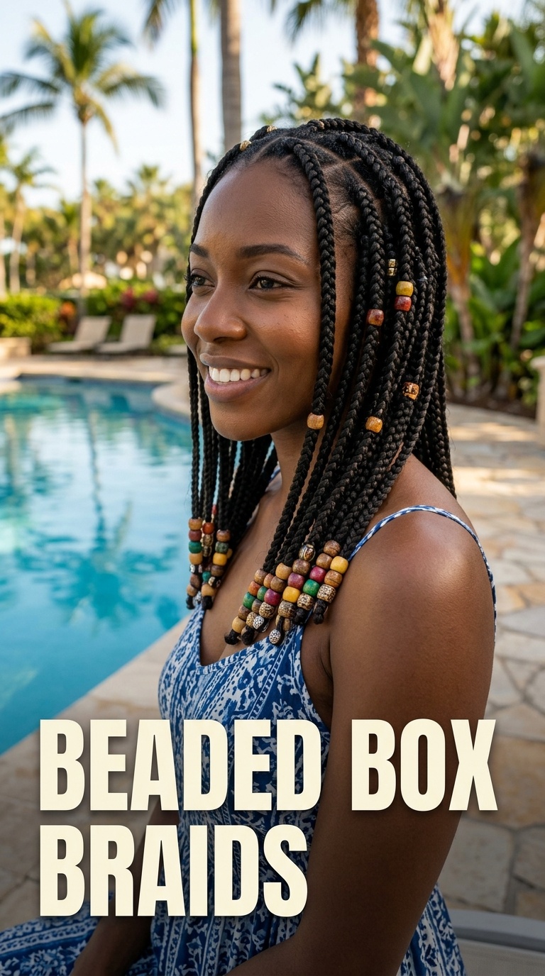 Beaded Box Braids