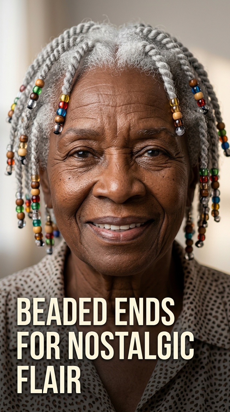 Beaded Ends for Nostalgic Flair