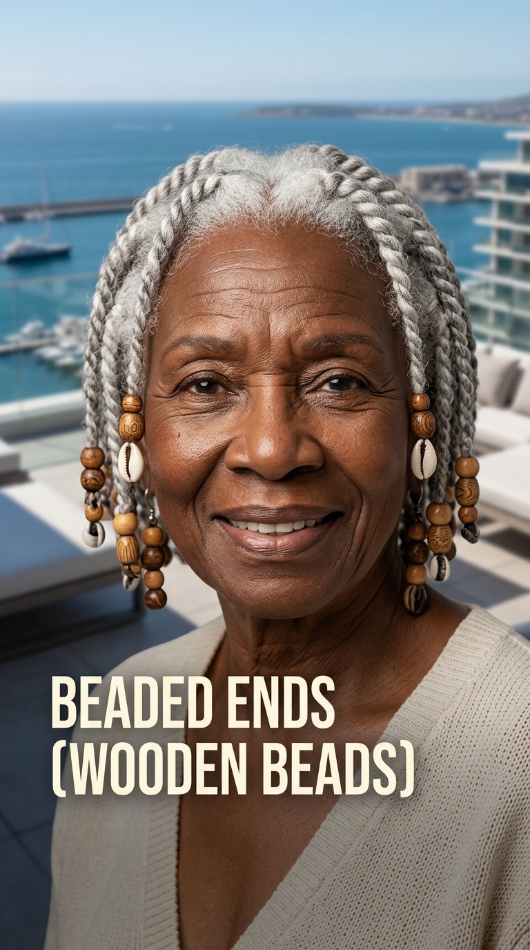 Beaded Ends (Wooden Beads)