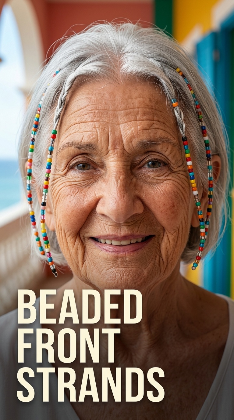 Beaded Front Strands