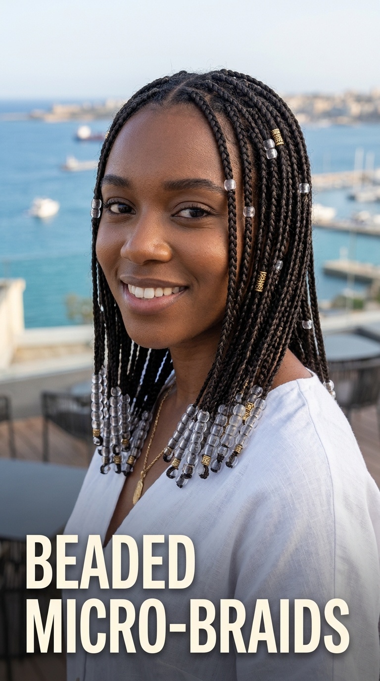 Beaded Micro-Braids