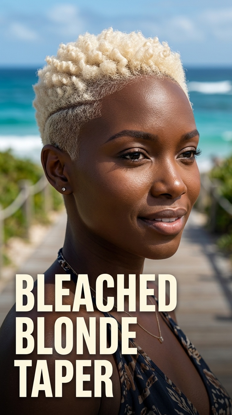 Bleached Blonde Taper