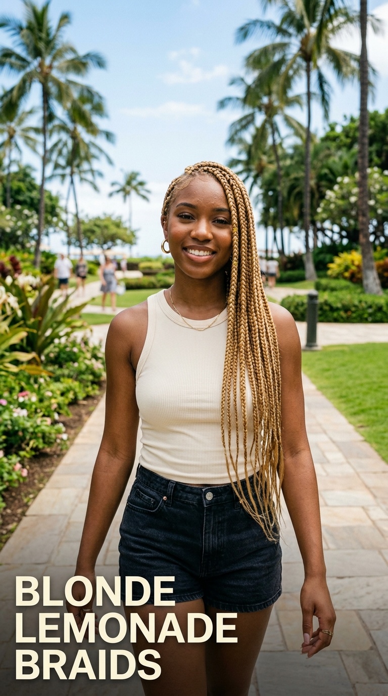 Blonde Lemonade Braids