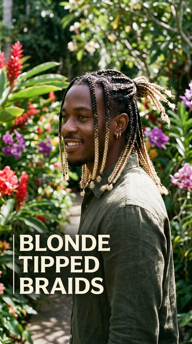 Blonde Tipped Braids
