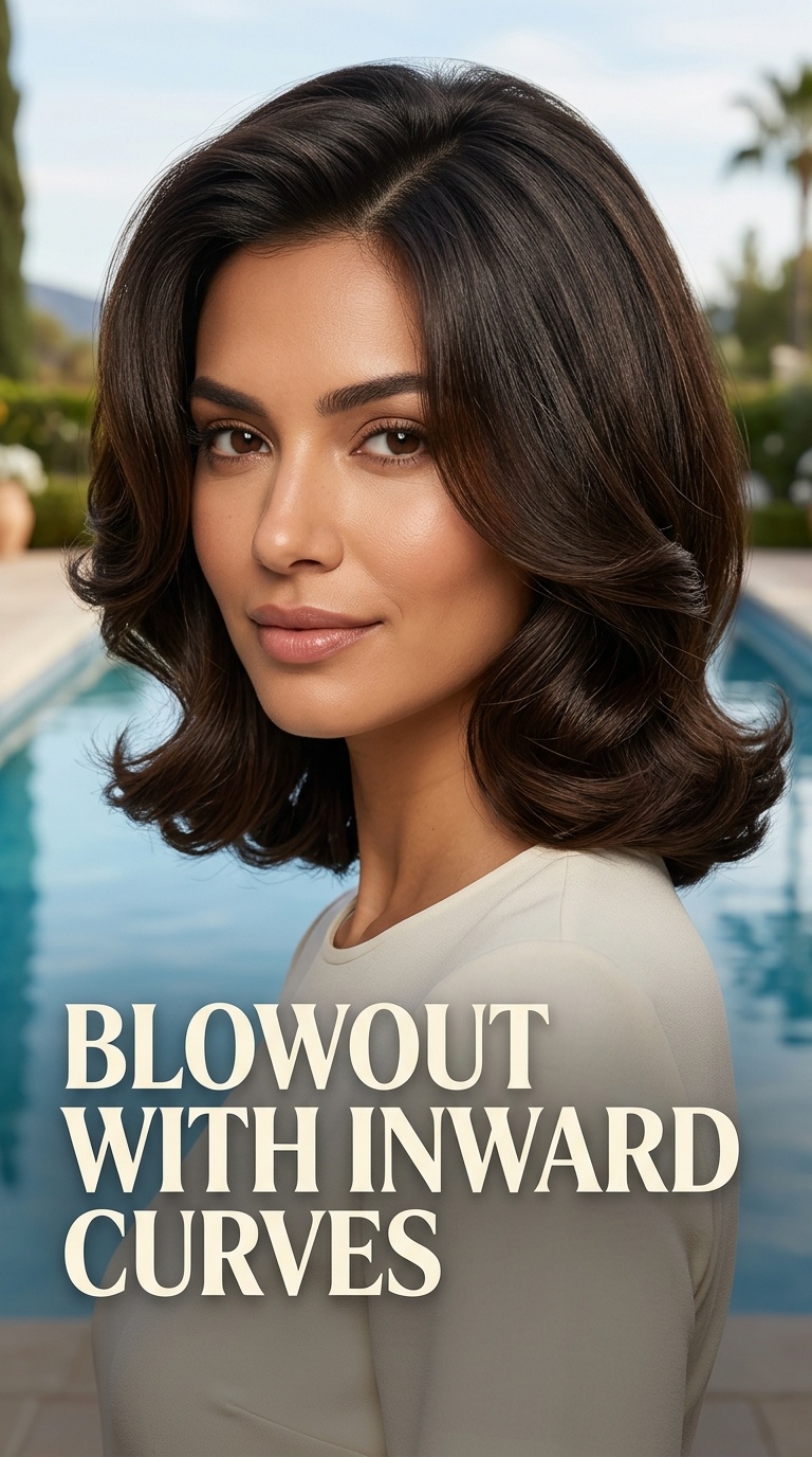 Blowout with Inward Curves