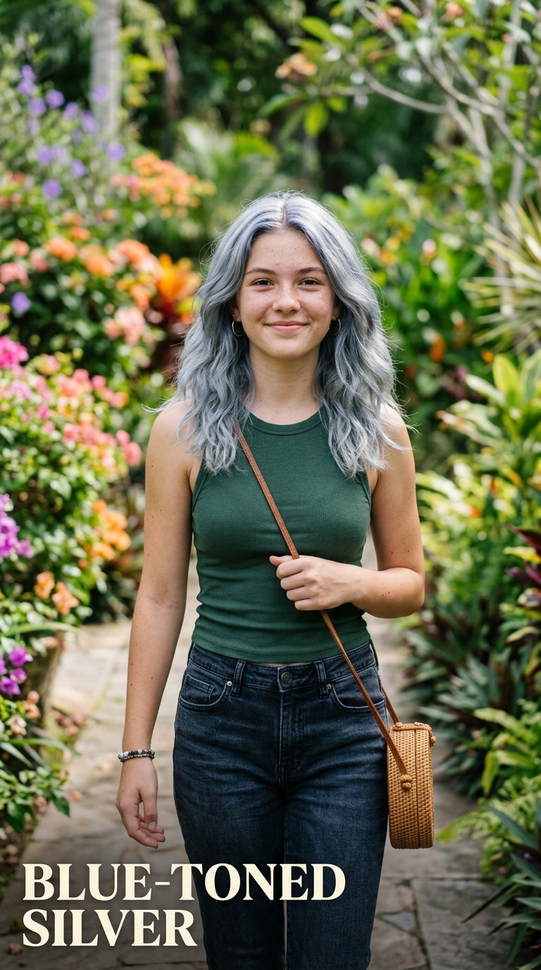 Blue-Toned Silver
