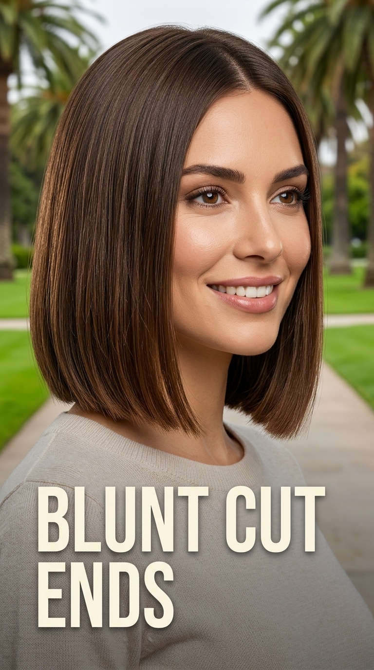 Blunt Cut Ends