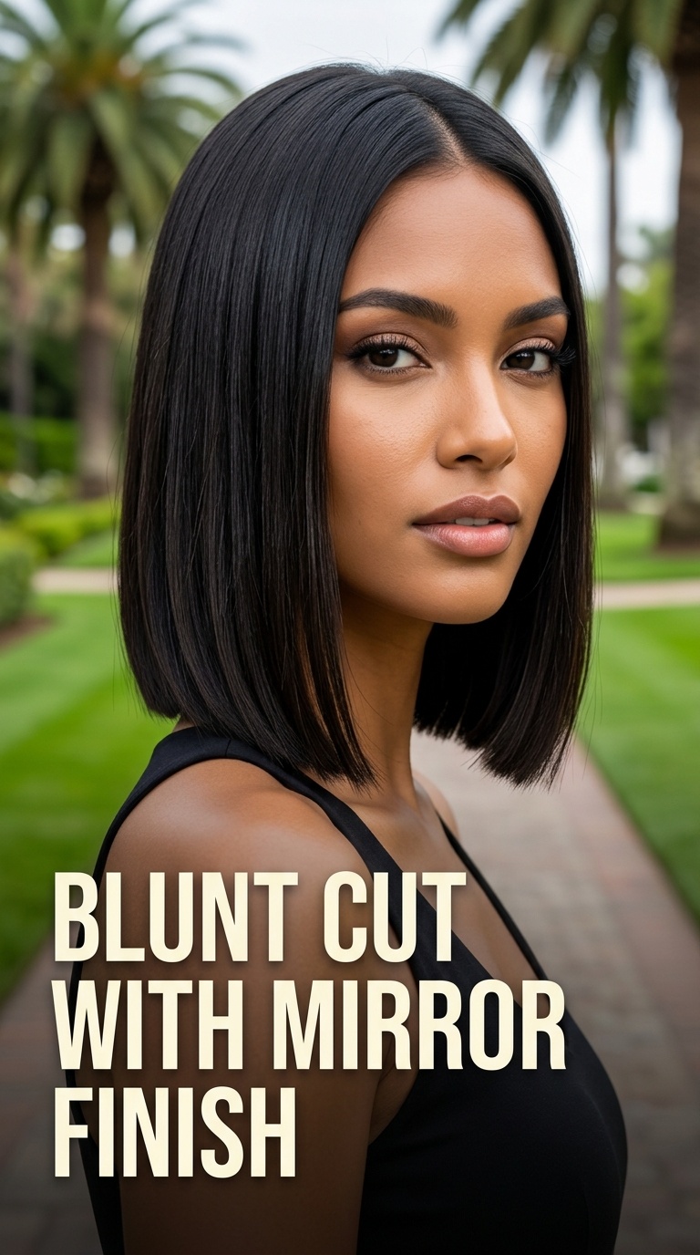 Blunt Cut with Mirror Finish
