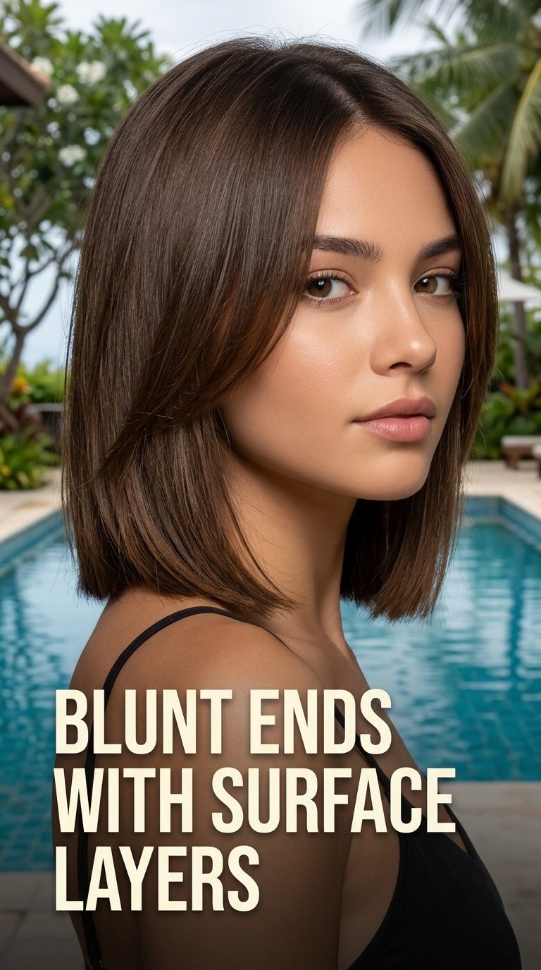 Blunt Ends with Surface Layers