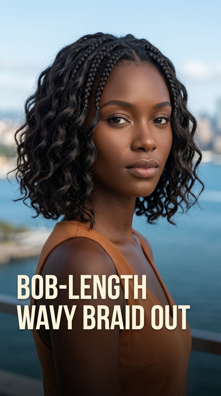 Bob-Length Wavy Braid Out