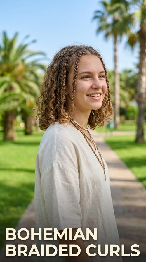 Bohemian Braided Curls