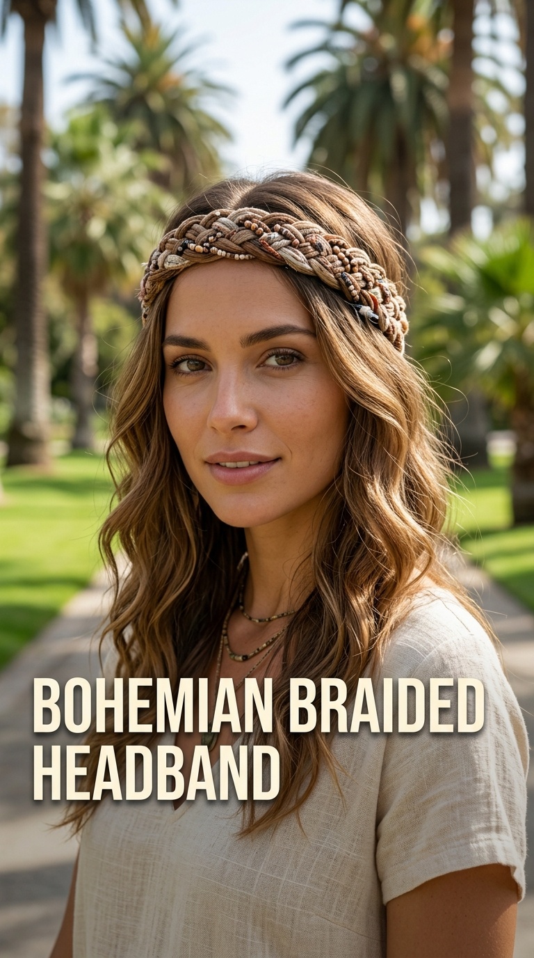 Bohemian Braided Headband