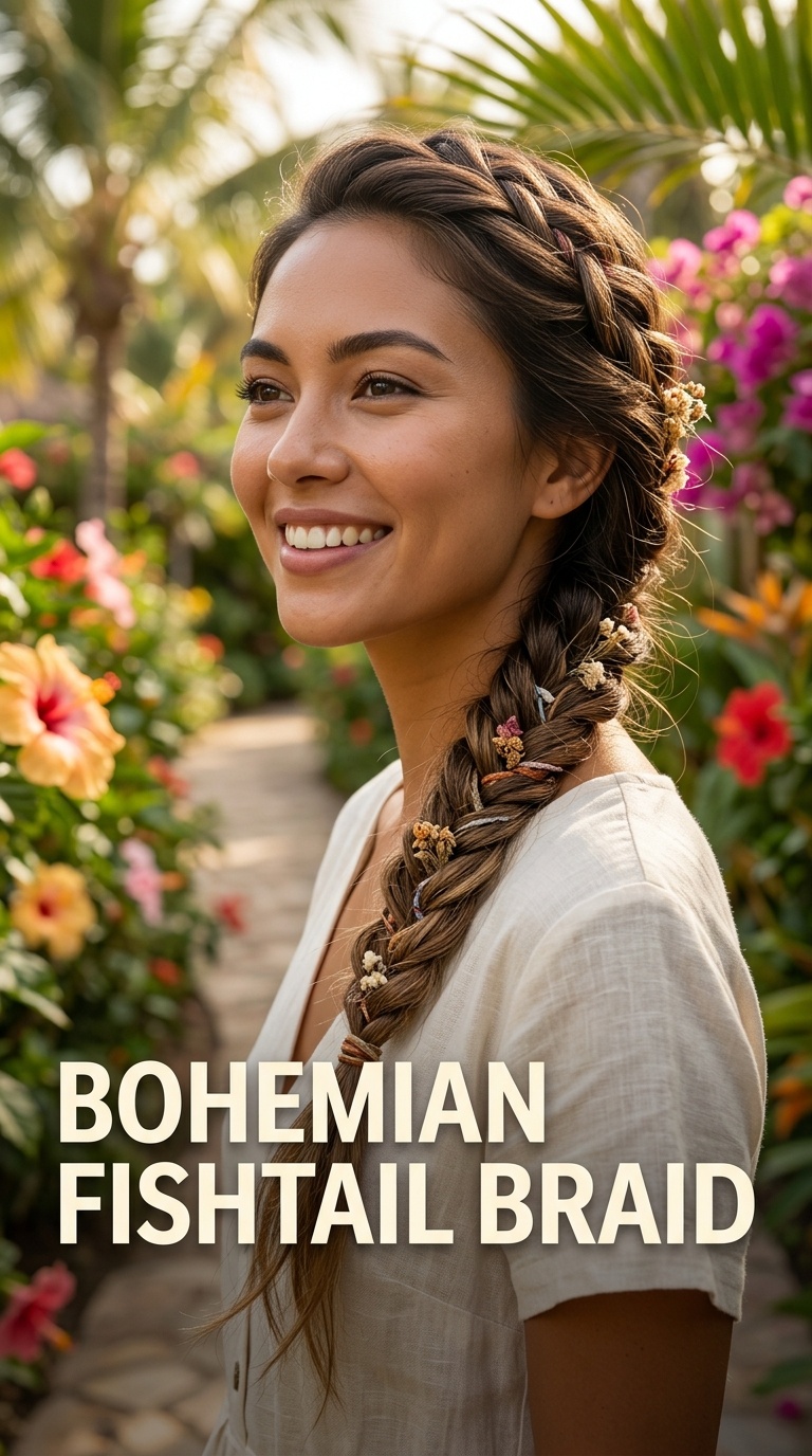 Bohemian Fishtail Braid