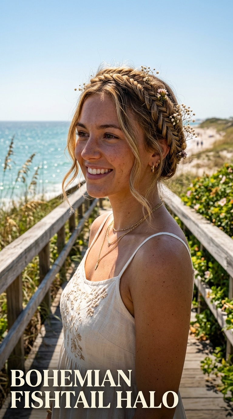 Bohemian Fishtail Halo