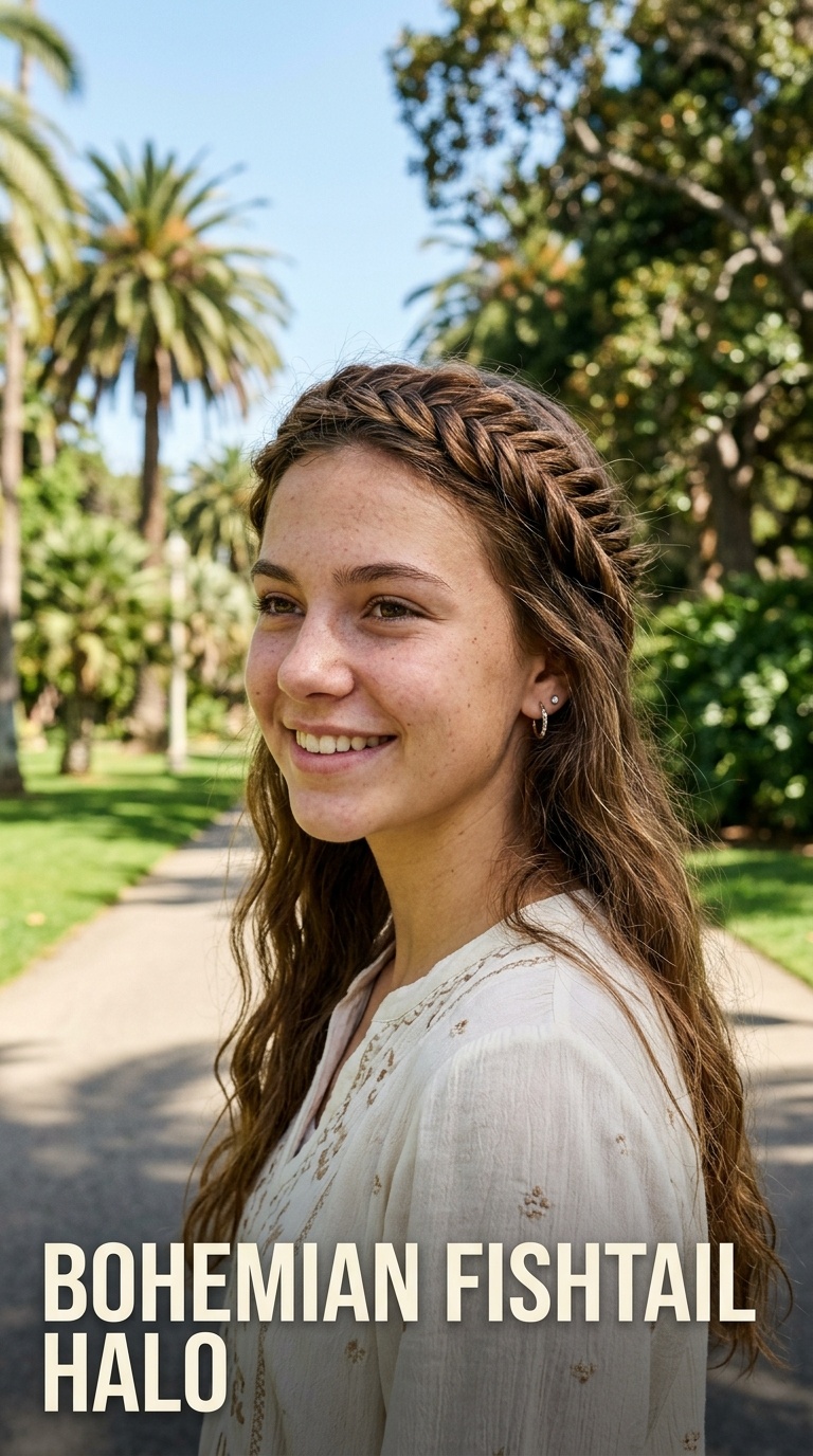 Bohemian Fishtail Halo