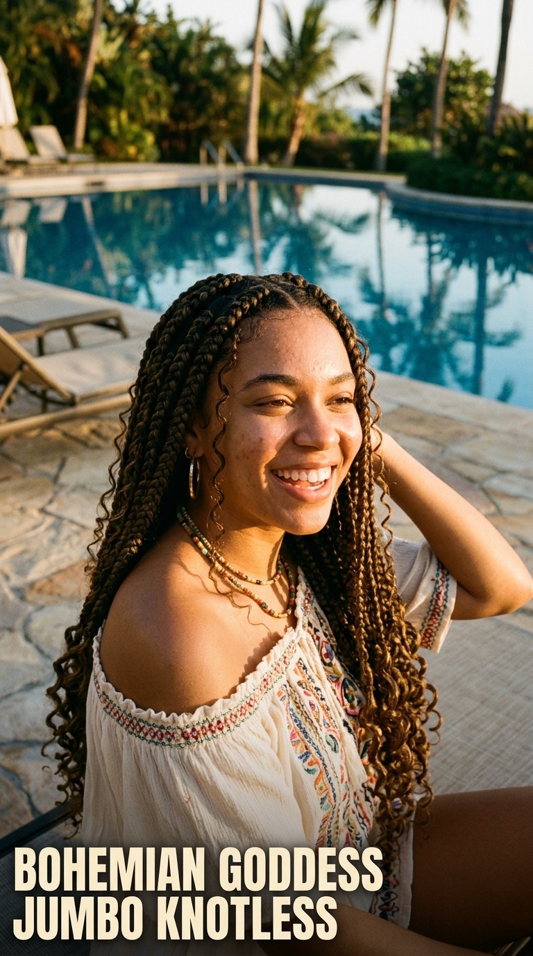 Bohemian Goddess Jumbo Knotless
