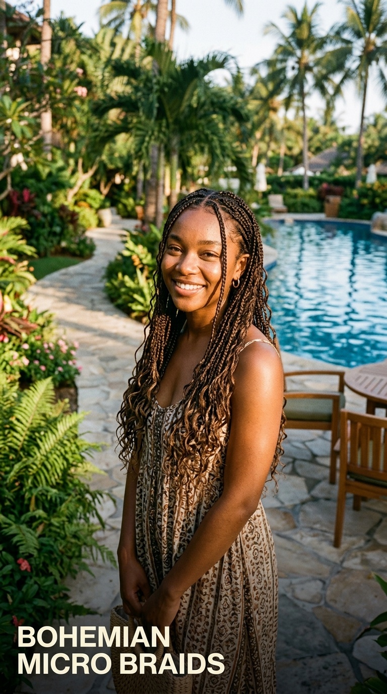 Bohemian Micro Braids